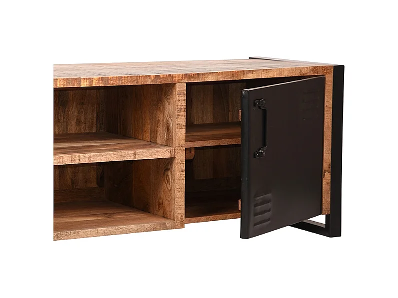 TV-Schrank Brüssel - Natur - Mangoholz - 160 cm