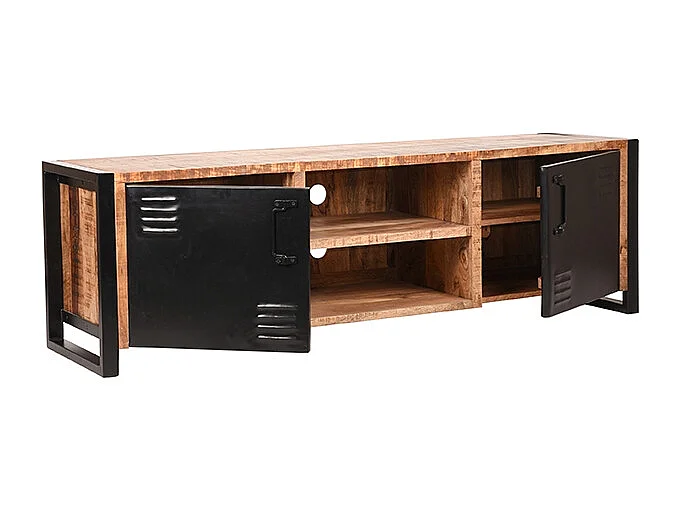 TV-Schrank Brüssel - Natur - Mangoholz - 160 cm