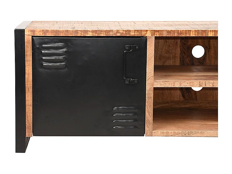 TV-Schrank Brüssel - Natur - Mangoholz - 160 cm
