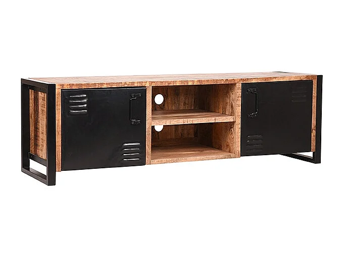 Tv-meubel Brussels - Naturel - Mangohout - 160 cm
