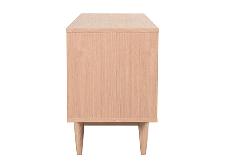 Meuble TV Jule - Naturel - Chêne - 130 cm