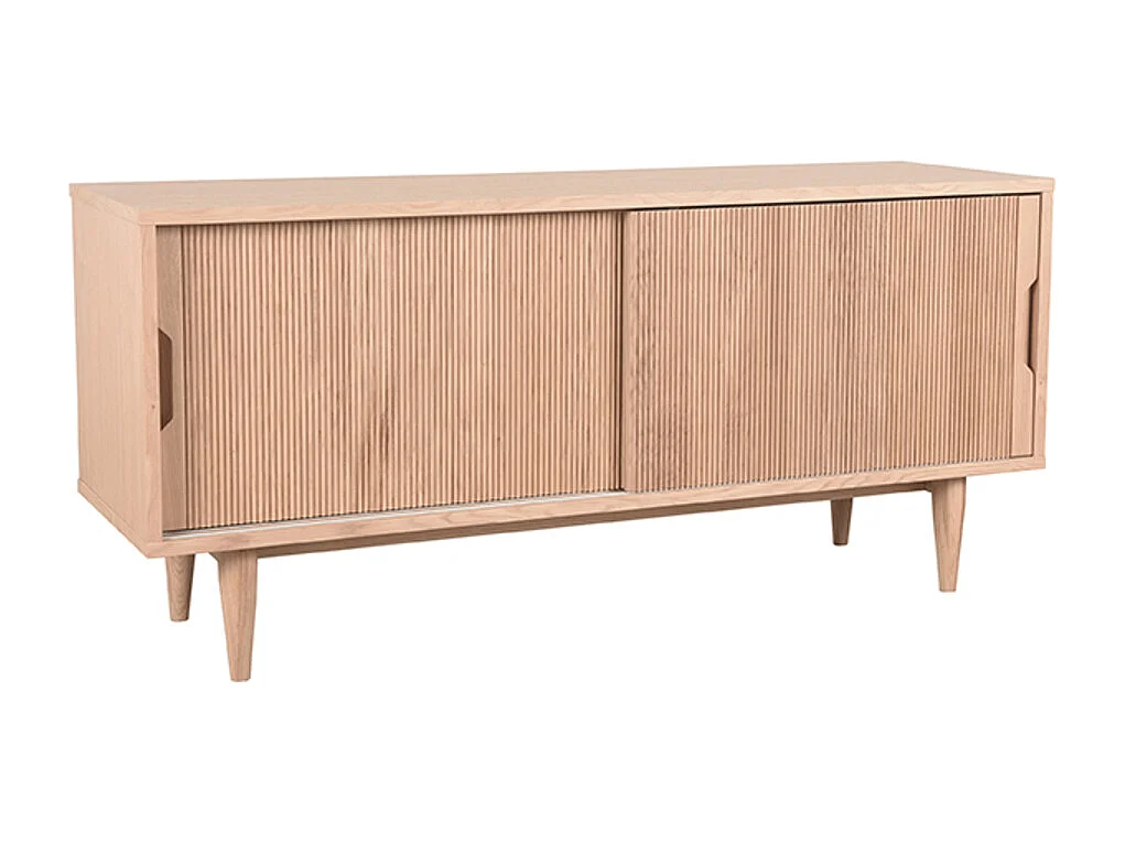 Meuble TV Jule - Naturel - Chêne - 130 cm