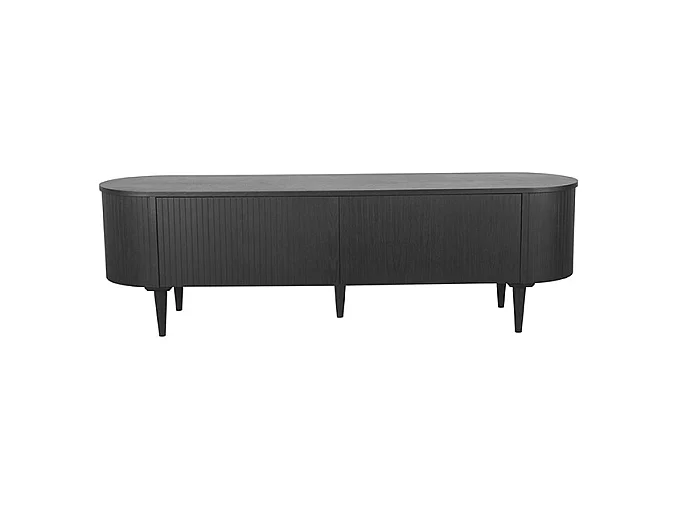 TV-Schrank Oliva - Schwarz - Eiche - 180 cm