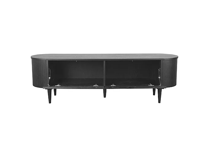 TV-Schrank Oliva - Schwarz - Eiche - 180 cm
