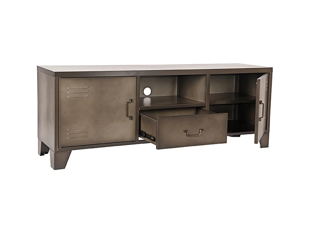 Meuble TV Clôture - Métal Vintage - Métal - 150 cm de large