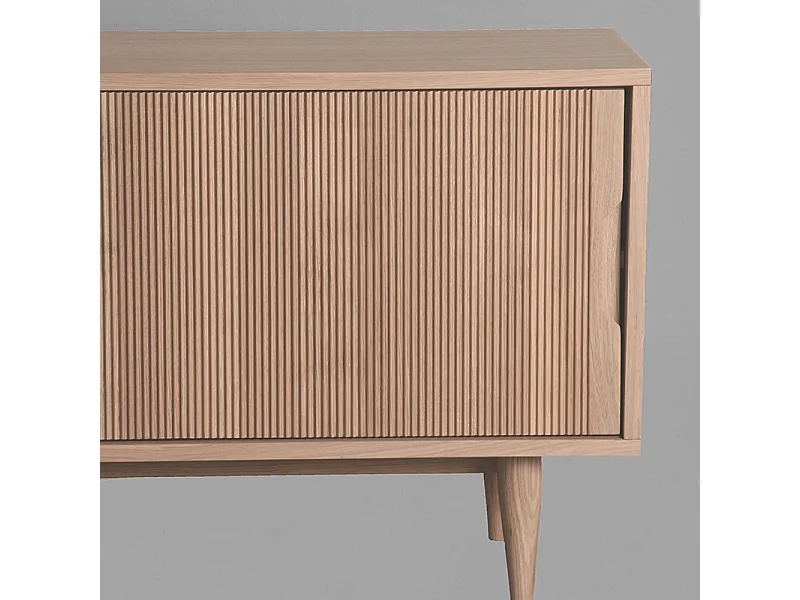 Meuble TV Jule - Naturel - Chêne - 200 cm