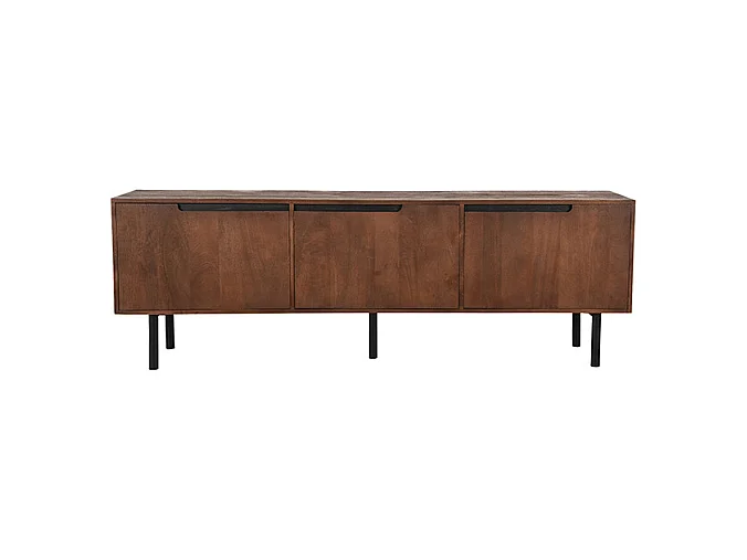 Tv-meubel Rio - Espresso - Mangohout - 180 cm
