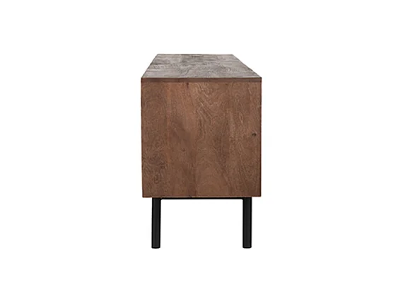 Tv-meubel Rio - Espresso - Mangohout - 180 cm
