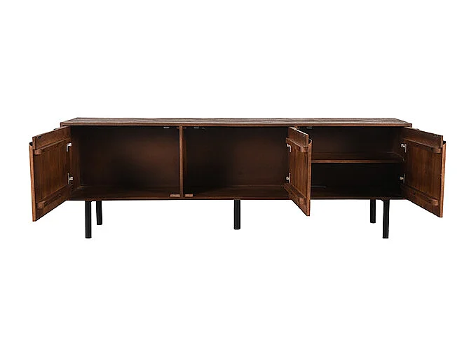 Meuble TV Rio - Espresso - Bois de manguier - 180 cm