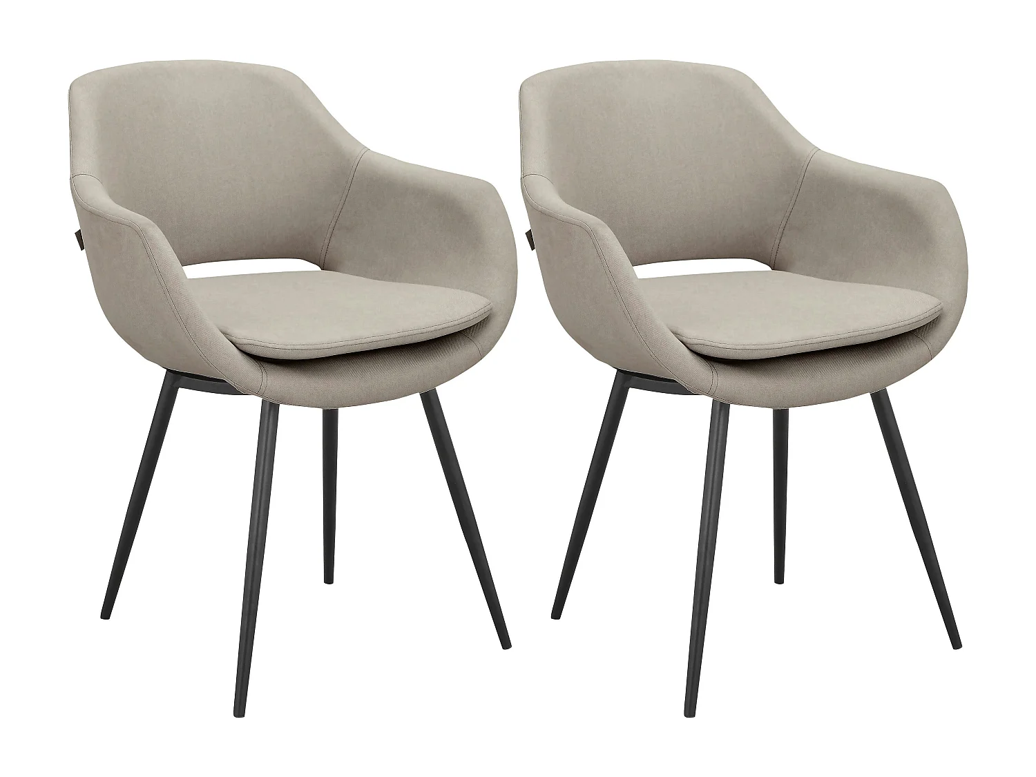 Silla de comedor Kobe, paquete de 2