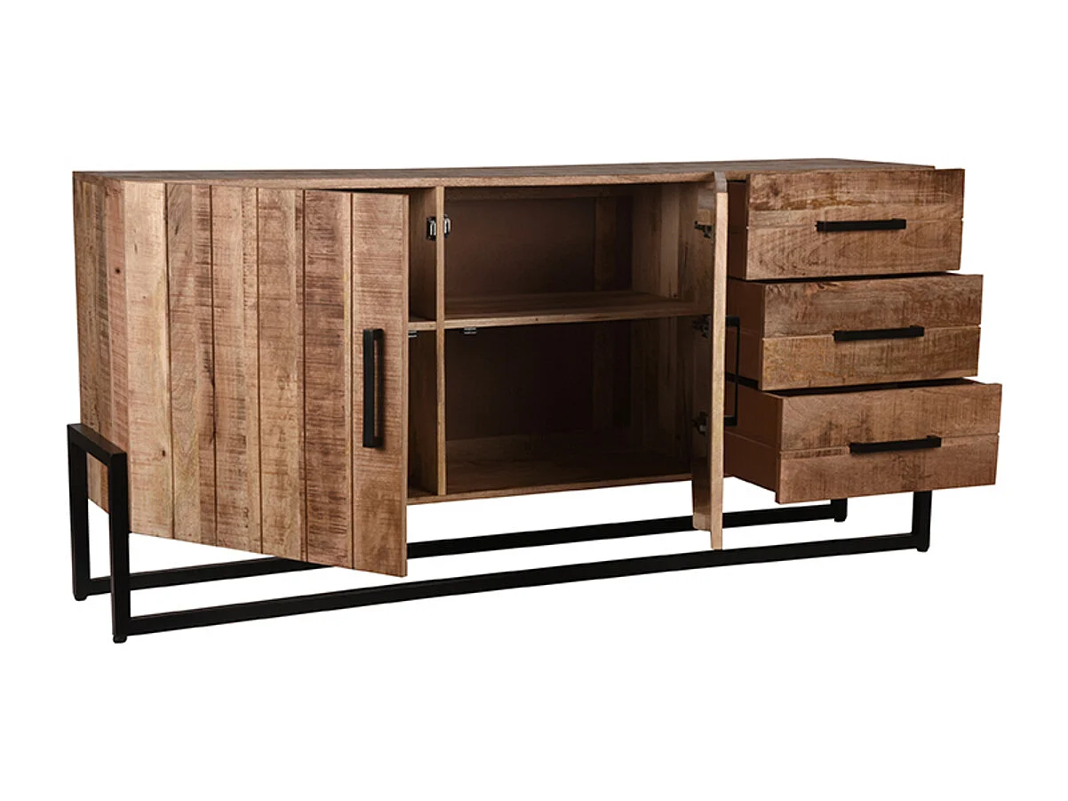 Buffet Bolivia - Brut - Bois de manguier