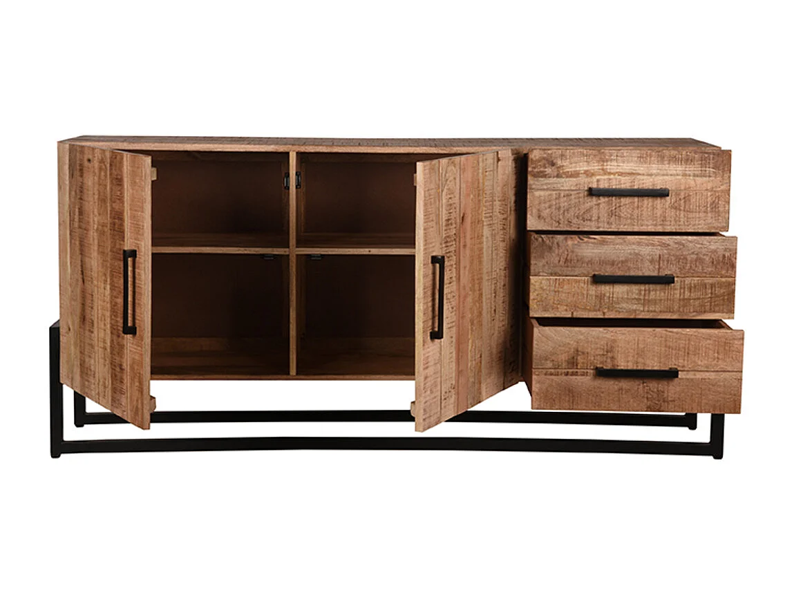 Buffet Bolivia - Brut - Bois de manguier