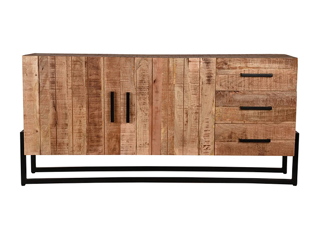 Buffet Bolivia - Brut - Bois de manguier