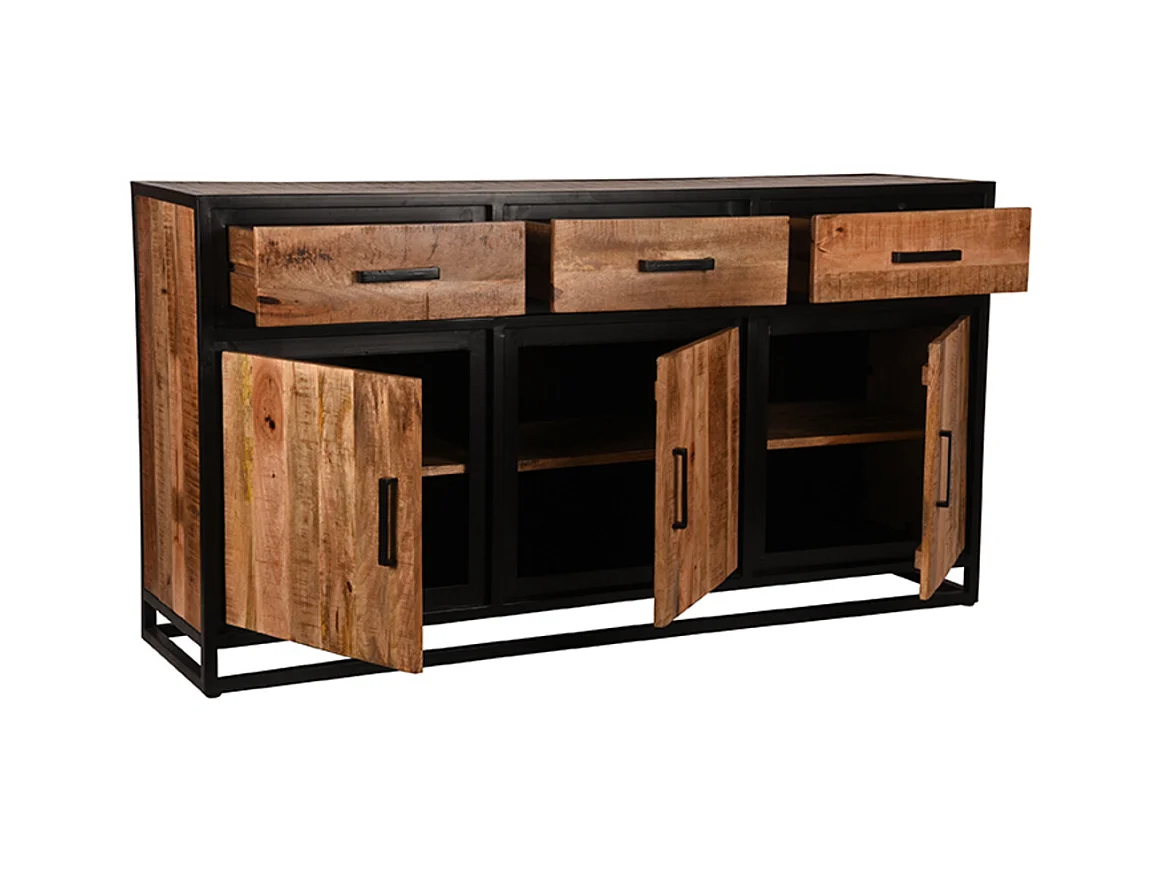 Dressoir Tampa - Rough - Mangohout -170cm