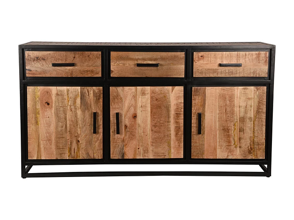 Buffet Tampa - Brut - Bois de manguier - 170 cm
