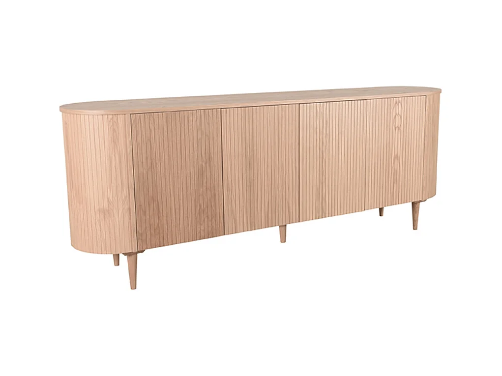 Buffet Oliva - Naturel - Chêne - 220 cm
