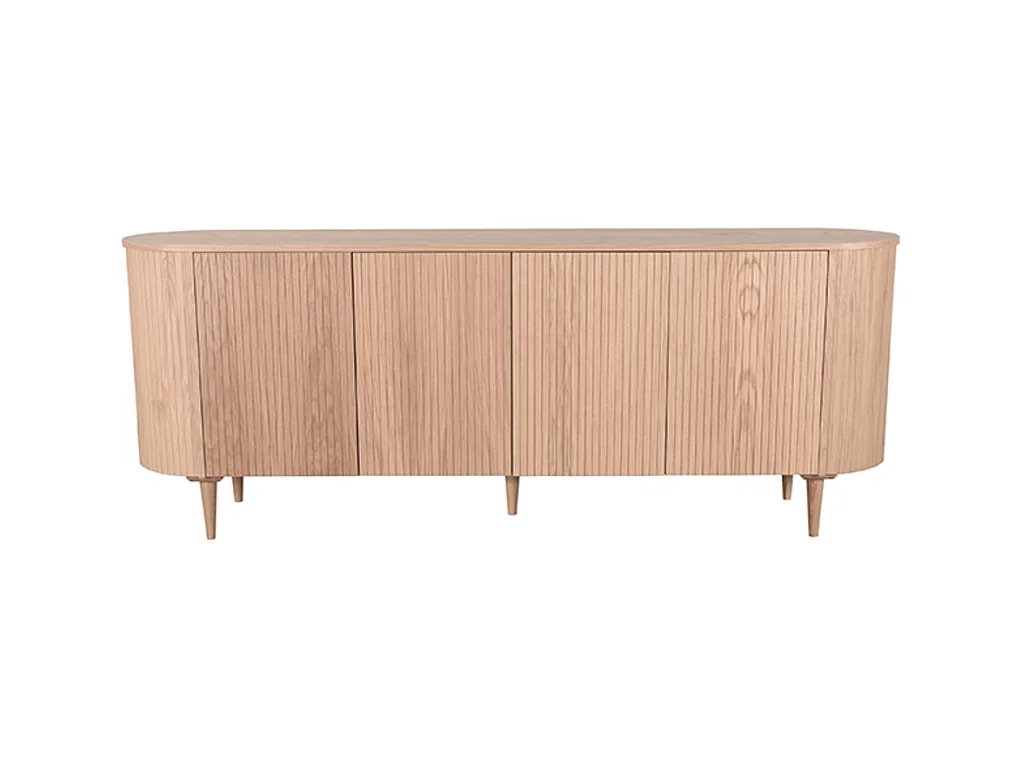 Buffet Oliva - Naturel - Chêne - 220 cm
