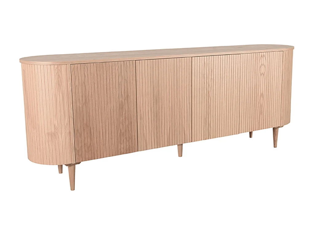 Buffet Oliva - Naturel - Chêne - 220 cm