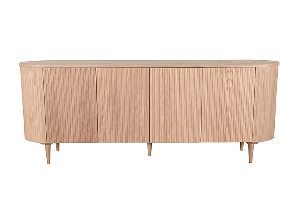 Buffet Oliva - Naturel - Chêne - 220 cm