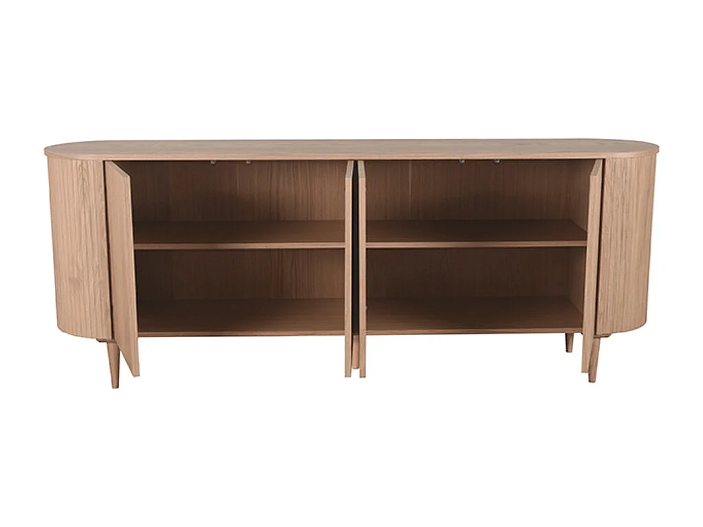Buffet Oliva - Naturel - Chêne - 220 cm