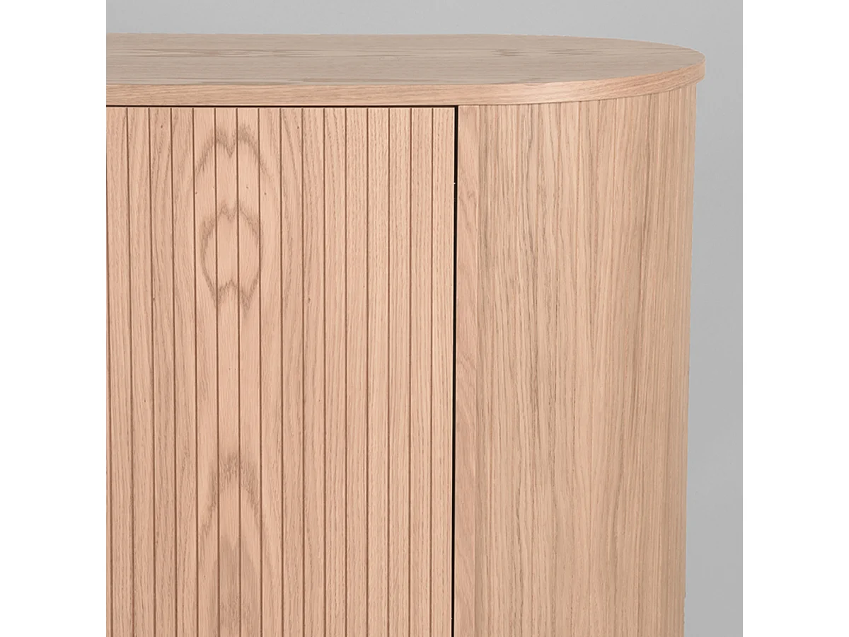 Buffet Oliva - Naturel - Chêne - 220 cm