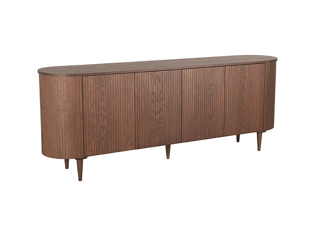 Buffet Oliva - Noyer - Chêne - 220 cm