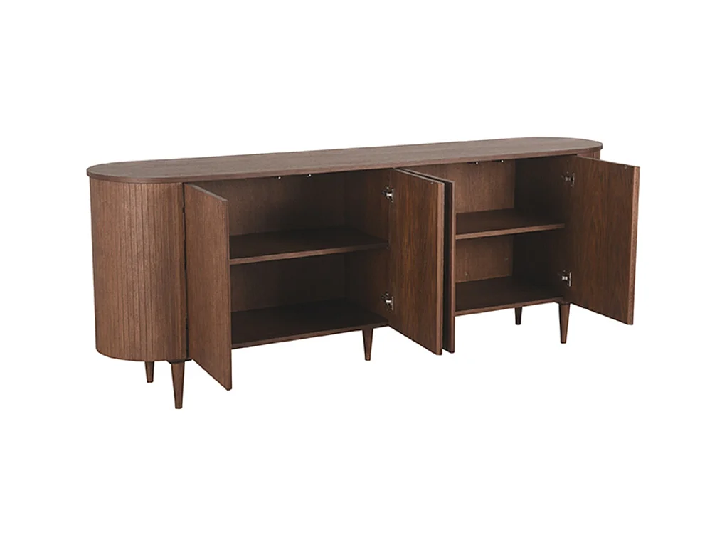 Buffet Oliva - Noyer - Chêne - 220 cm