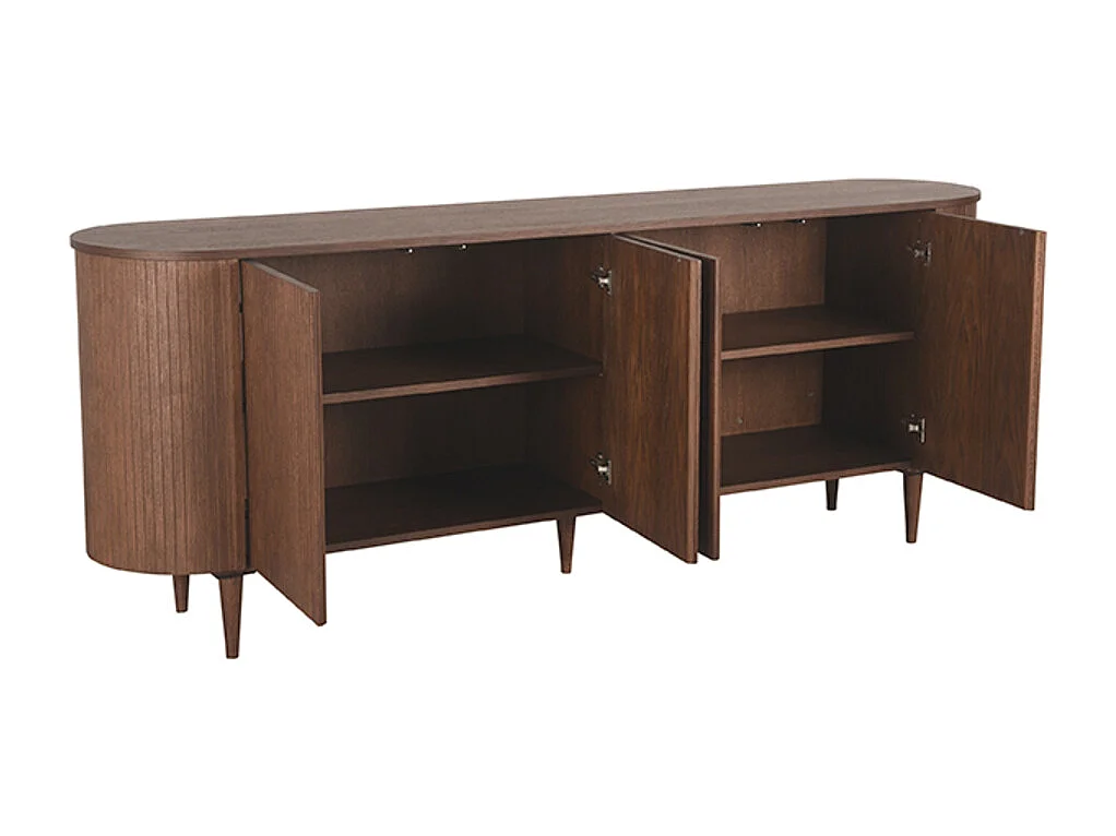 Buffet Oliva - Noyer - Chêne - 220 cm