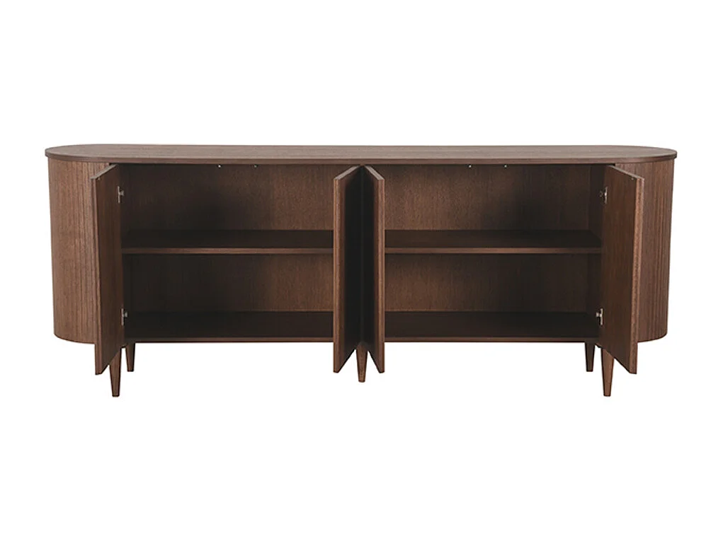 Buffet Oliva - Noyer - Chêne - 220 cm