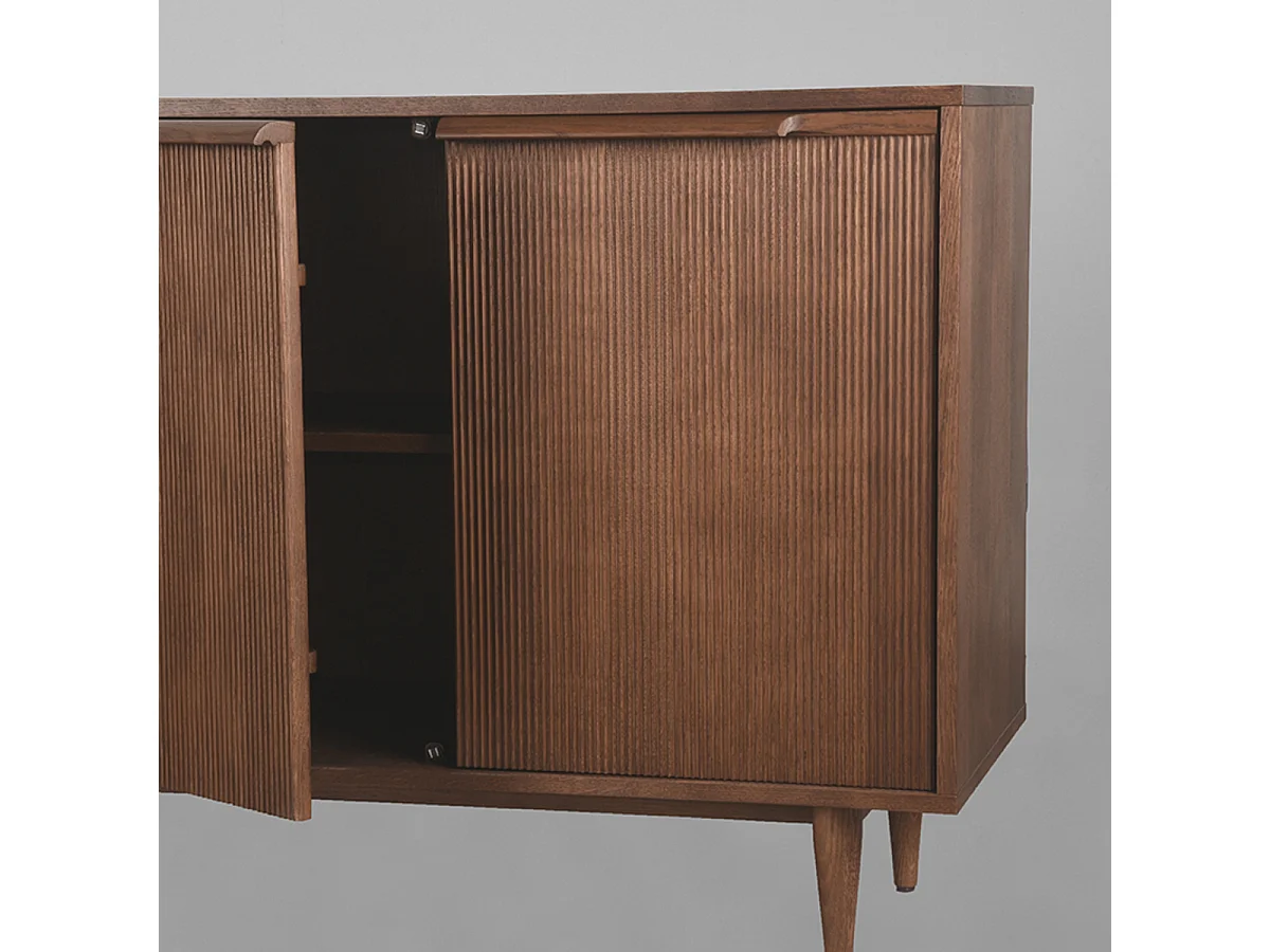 Buffet Jule - Marron - Chêne - 200 cm