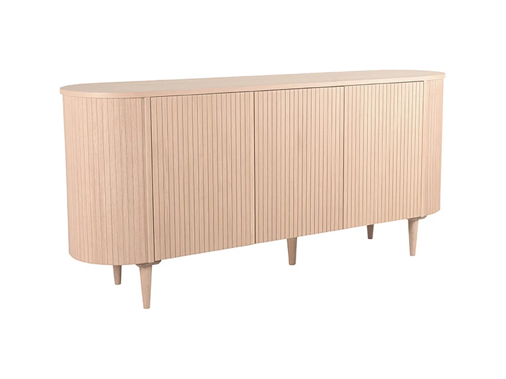 Buffet Oliva - Naturel - Chêne - 180 cm