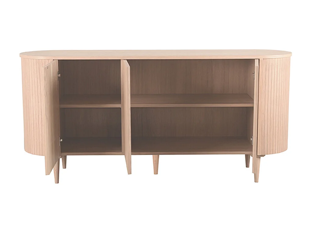 Buffet Oliva - Naturel - Chêne - 180 cm