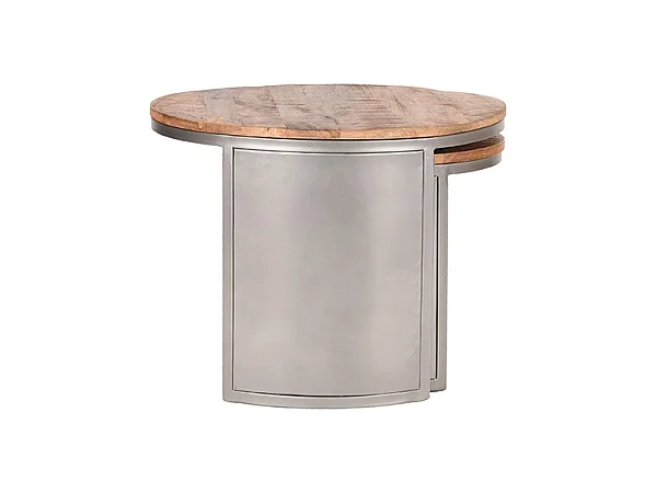 Mesa de centro Set Bunch - Rugosa - Madera de mango