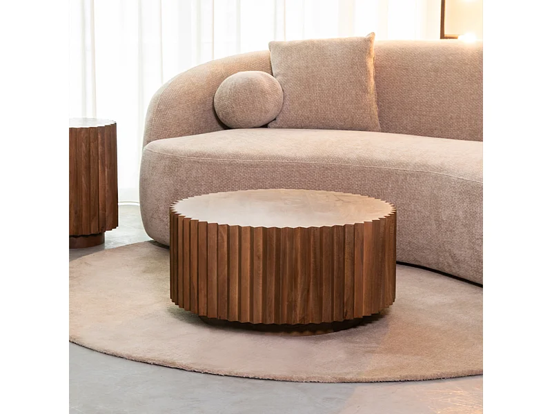 Table basse Novan - Nature - Bois de manguier