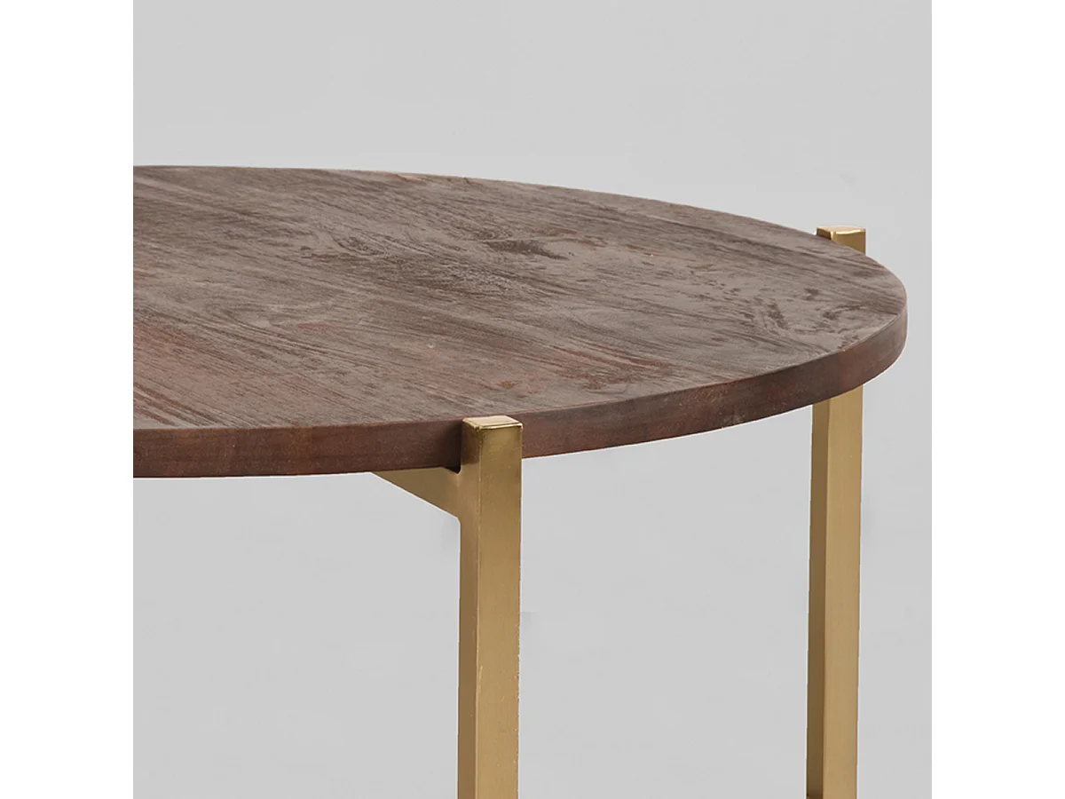 Couchtisch Dox 70x70x35 cm - Espresso - Holz