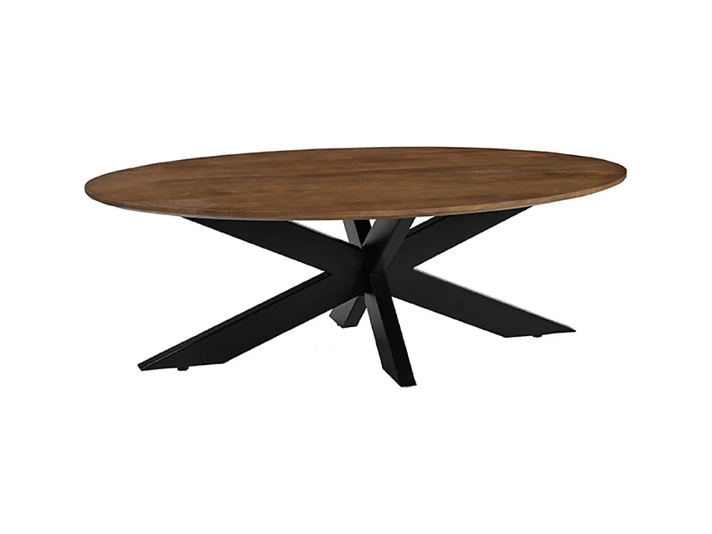 Table basse James - Naturel - Bois de manguier - 130 cm