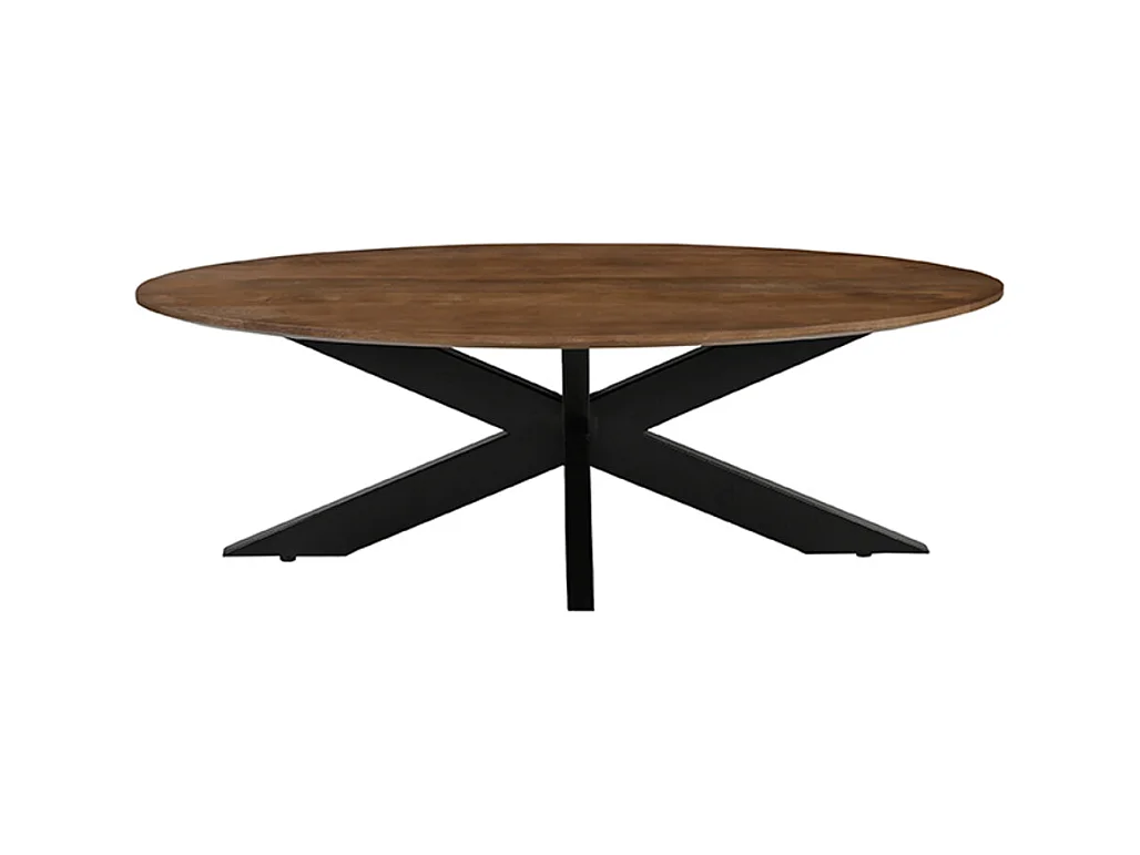 Table basse James - Naturel - Bois de manguier - 130 cm