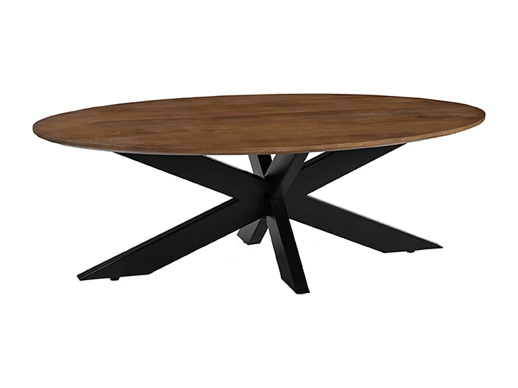 Table basse James - Naturel - Bois de manguier - 130 cm