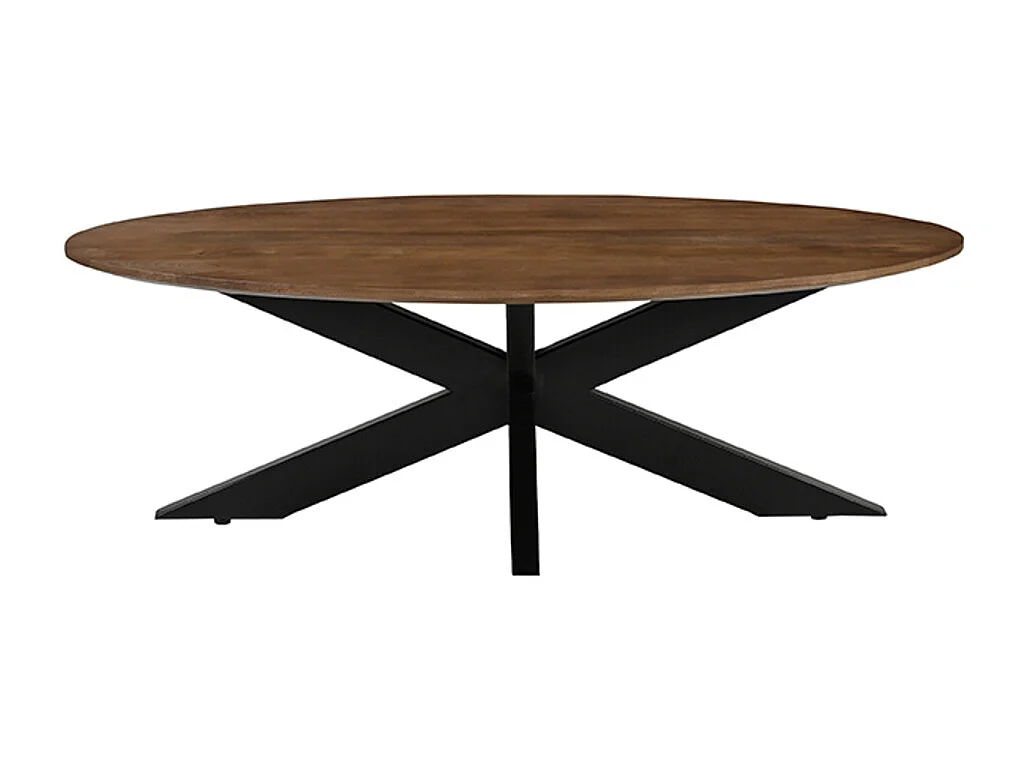 Table basse James - Naturel - Bois de manguier - 130 cm