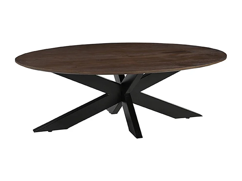Salontafel James - Espresso - Mangohout - 130 cm