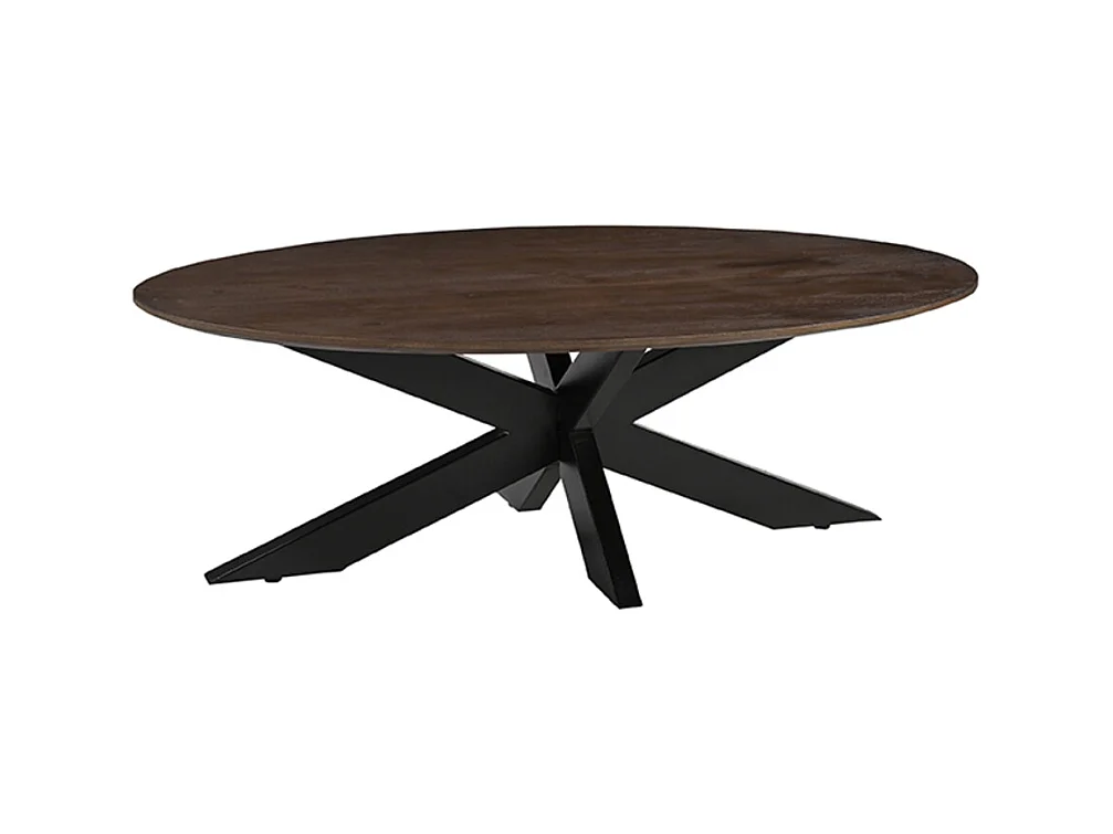 Table basse James - Espresso - Bois de manguier - 130 cm