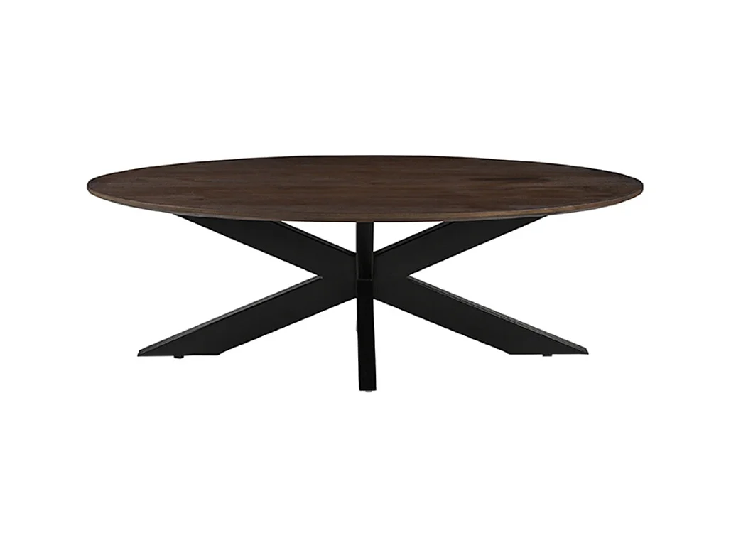 Table basse James - Espresso - Bois de manguier - 130 cm