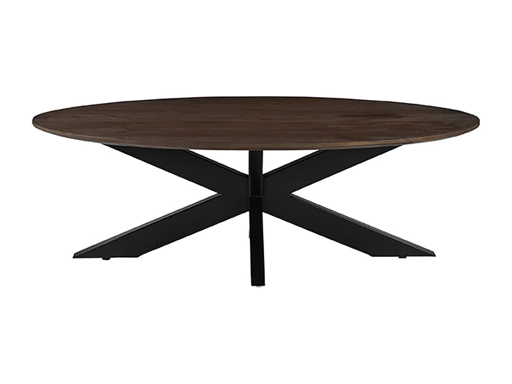 Table basse James - Espresso - Bois de manguier - 130 cm