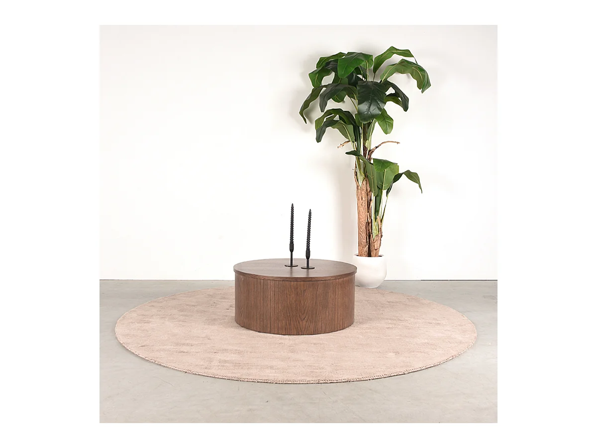 Oliva Couchtisch - Walnuss - Eiche - 70 cm