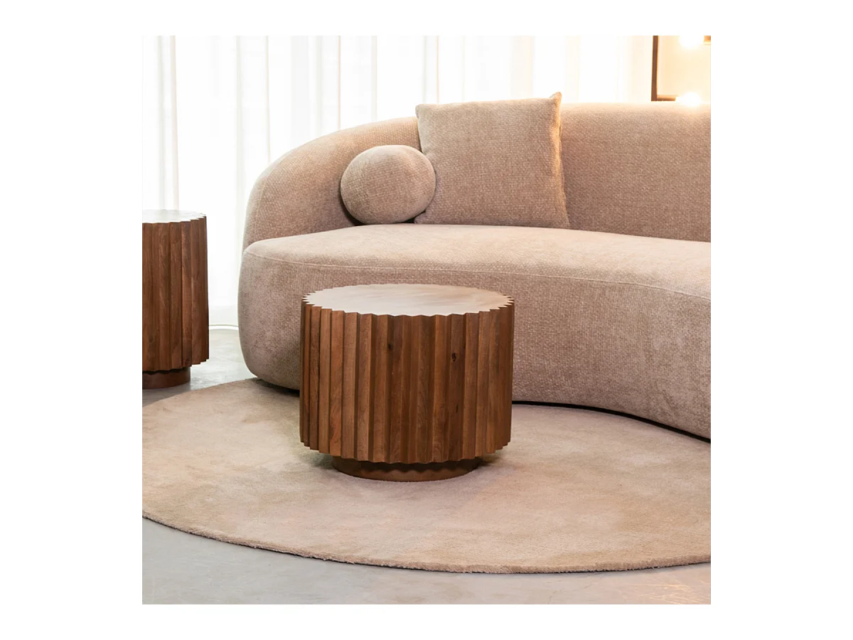 Table basse Novan - Nature - Bois de manguier