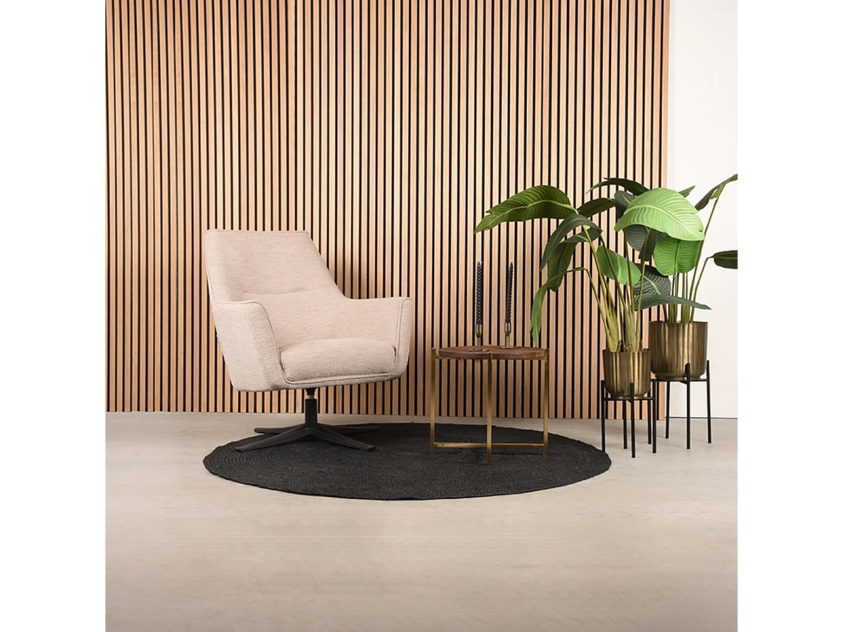 Beistelltisch Dox 40x40x40cm - Espresso - Mangoholz