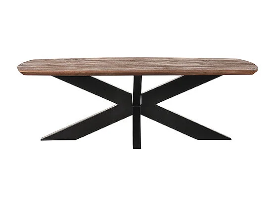 Table basse Zane 120x65x40 cm - Espresso - Bois de manguier