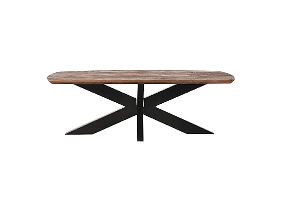 Table basse Zane 120x65x40 cm - Espresso - Bois de manguier