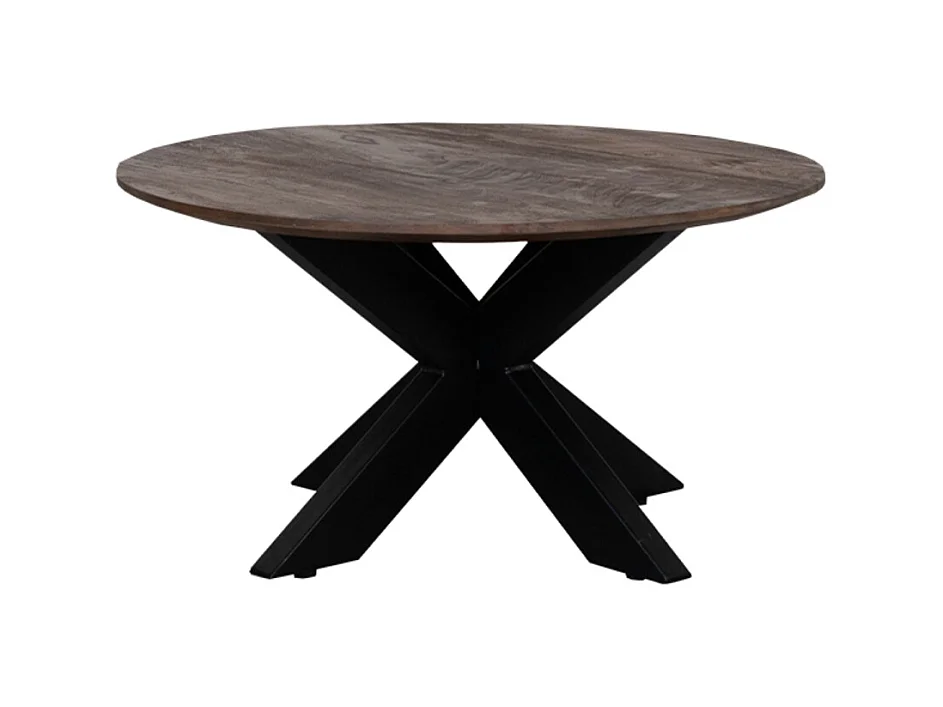 Table basse Otis - Espresso - Bois de manguier - 80 cm