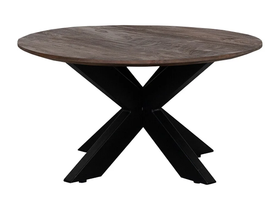 Salontafel Otis - Espresso - Mangohout - 80 cm